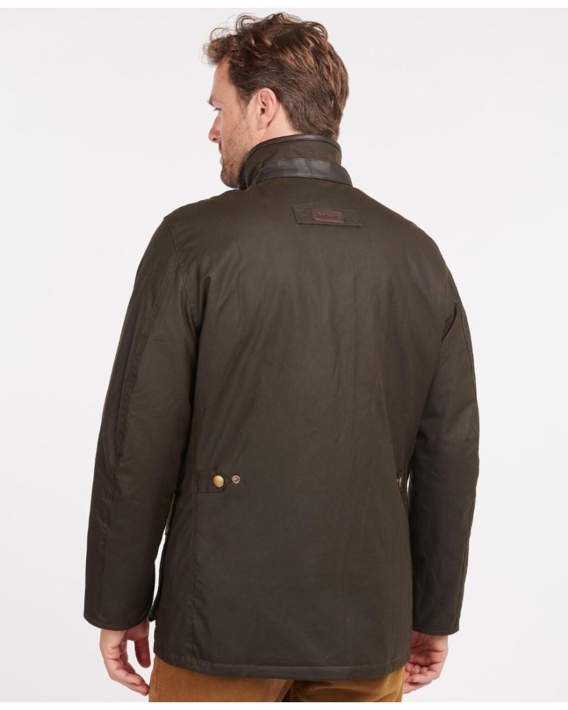 Barbour Hereford wax jacket olive