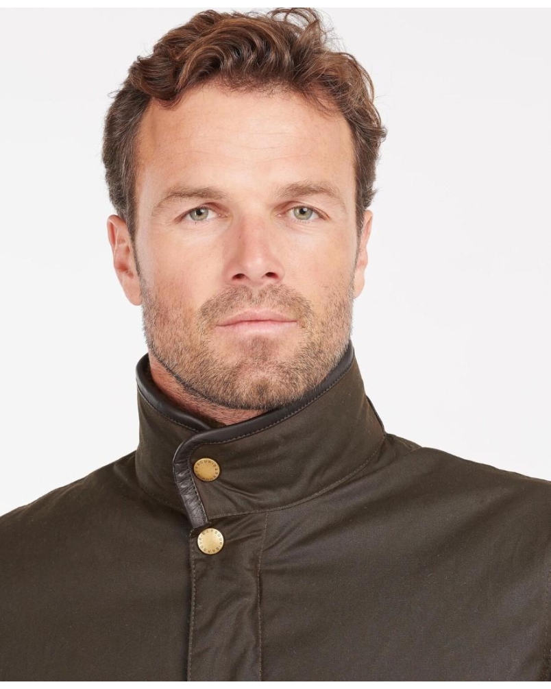 Barbour Hereford wax jacket olive