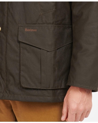 Barbour Hereford wax jacket olive