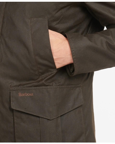 Barbour Hereford wax jacket olive