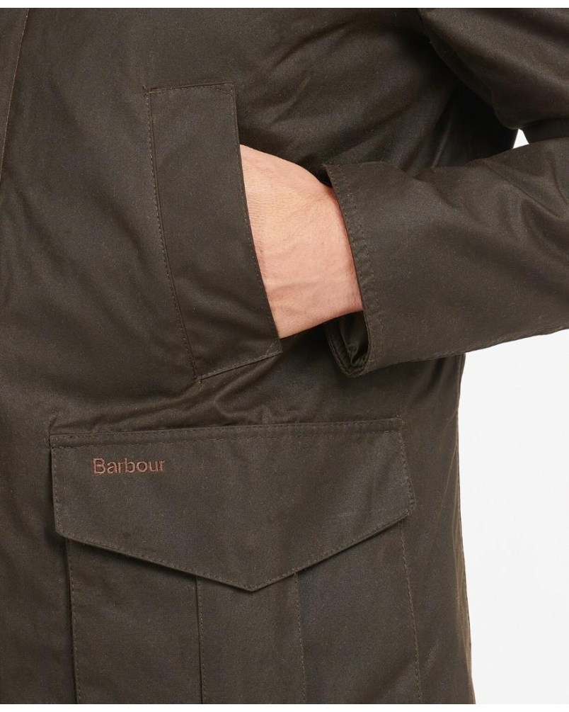 Barbour Hereford wax jacket olive