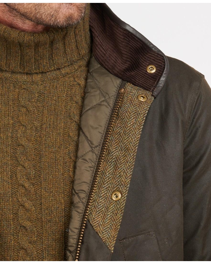 Barbour Hereford wax jacket olive