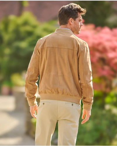 Wellington of Bilmore Winston III leather jacket baby blue