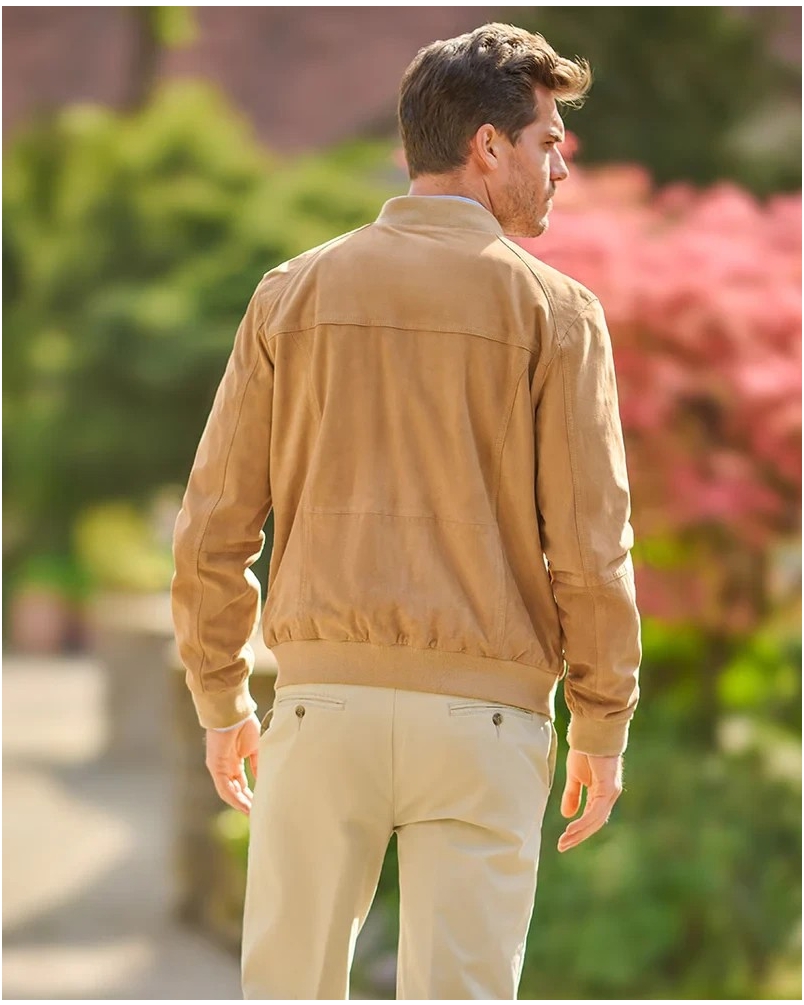 Wellington of Bilmore Winston III leather jacket baby blue