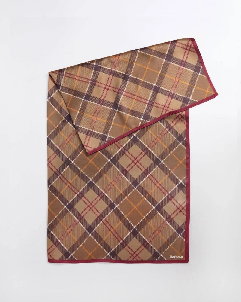 Barbour Kinsale head neck scarf tn91 muted tartan