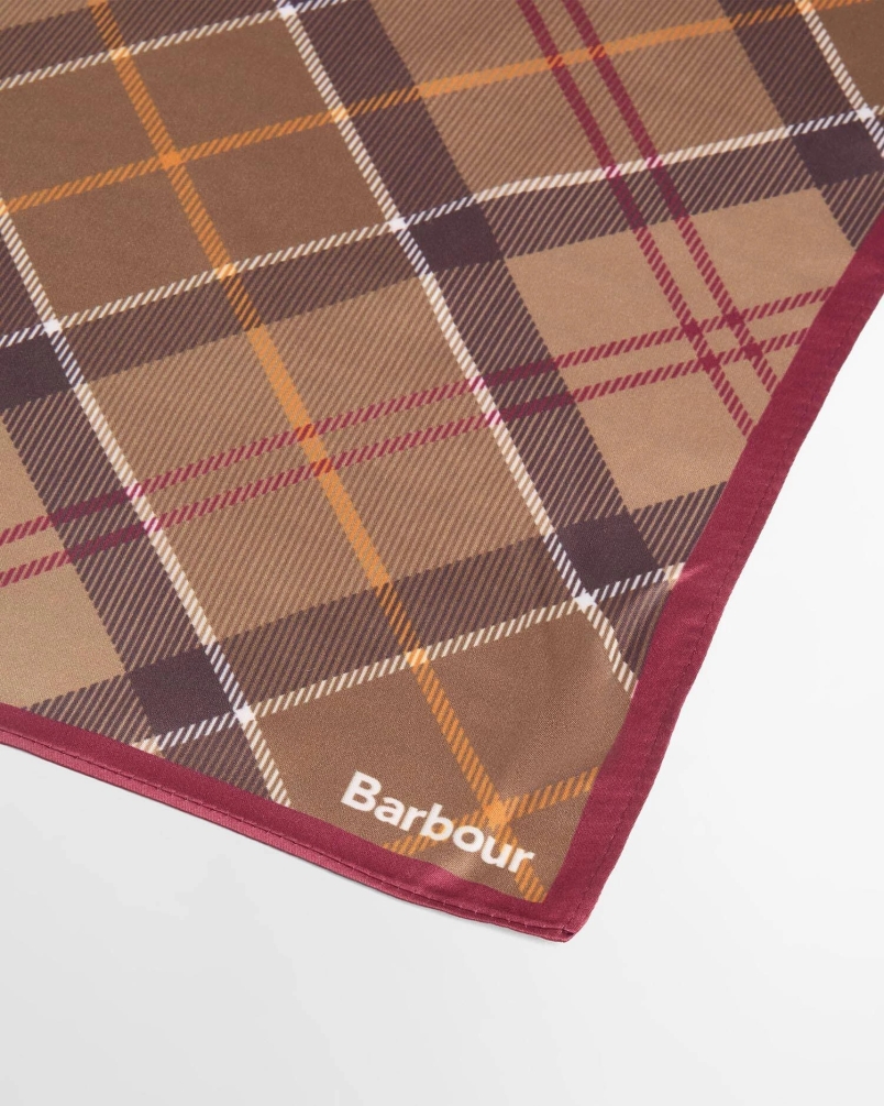 Barbour Kinsale head neck scarf tn91 muted tartan