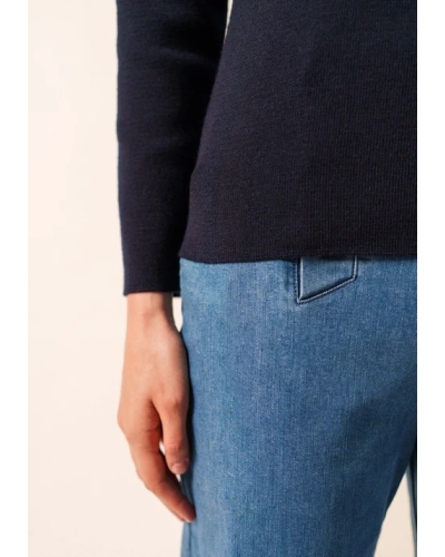 Saint James Maree sailor jumper beige fonce
