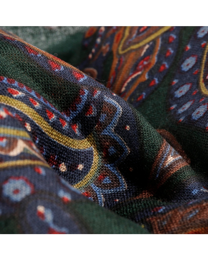 Stetson Scarf wool paisley multicolor paisley