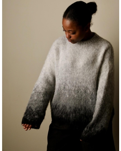 Liu.Jo Knit jacquard in brushed wool grey