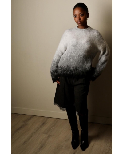 Liu.Jo Knit jacquard in brushed wool grey