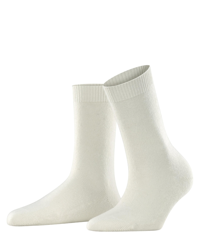 Falke Cosy Wool dames sokken off-white