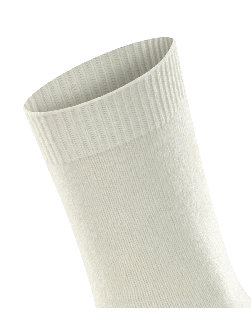 Falke Cosy Wool dames sokken off-white