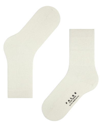 Falke Cosy Wool dames sokken off-white