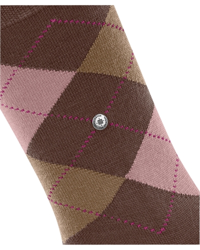Burlington Marylebone dames sokken hazelnut