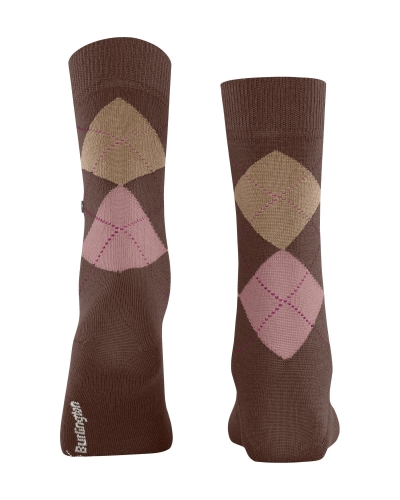 Burlington Marylebone dames sokken hazelnut