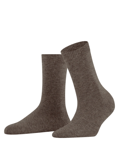 Falke Cosy Wool dames sokken porto melange