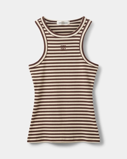 SOFIE SCHNOOR Sofie Schnoor Beca striped rib tank top
