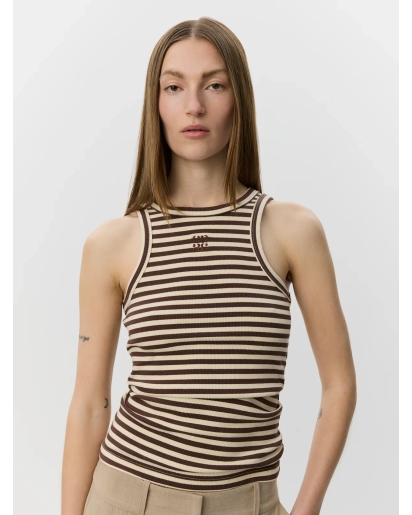 SOFIE SCHNOOR Sofie Schnoor Beca striped rib tank top