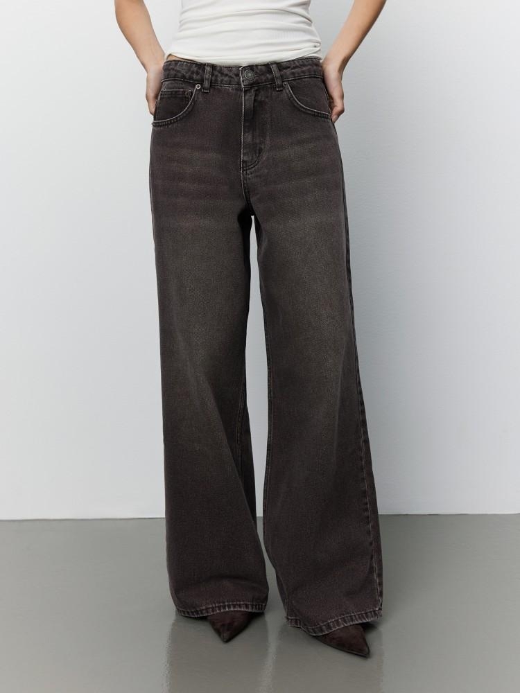 Sofie Schnoor Venice mid waist jeans dark plum