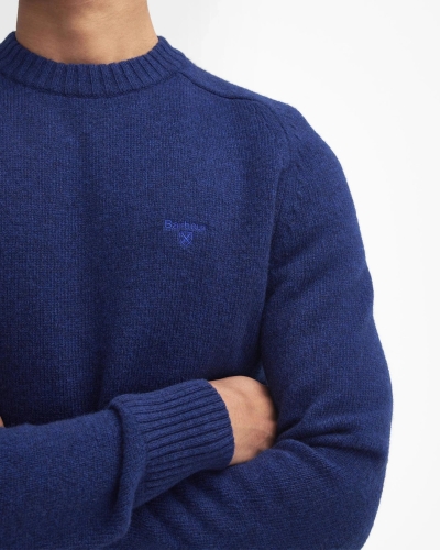 Barbour Grangetown crew neck inky blue