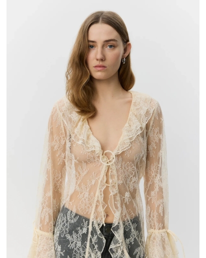 SOFIE SCHNOOR Sofie Schnoor Anastasia lace robe