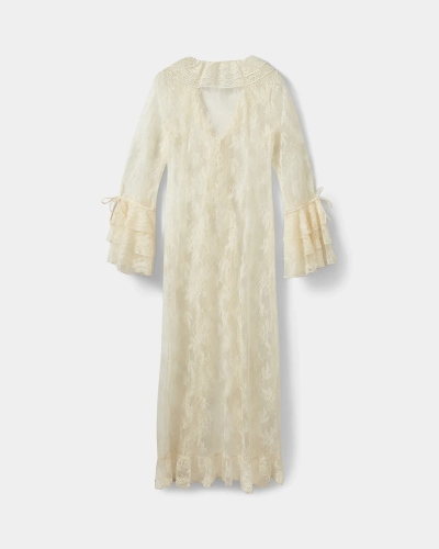 Sofie Schnoor Anastasia lace robe off white
