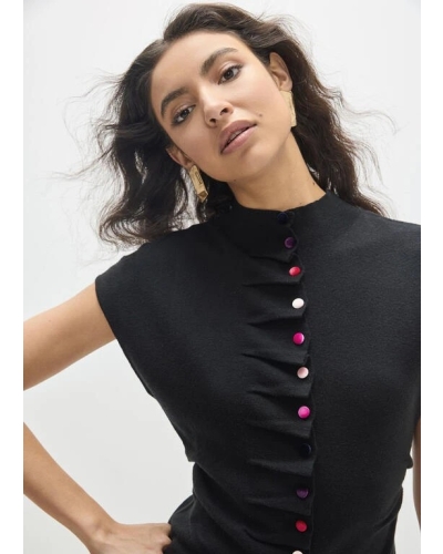 Lola Casademunt Cardigan multicolor Buttons black