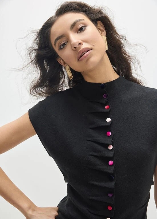 Lola Casademunt Cardigan multicolor Buttons black