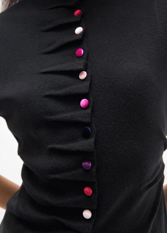 Lola Casademunt Cardigan multicolor Buttons black