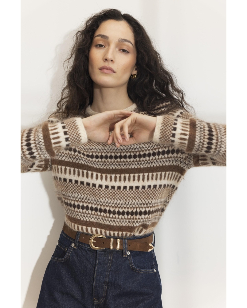 Camilla Pihl Lumi knit dark brown