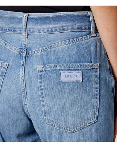 Liu Jo risvo relaxed jeans denim blue revers