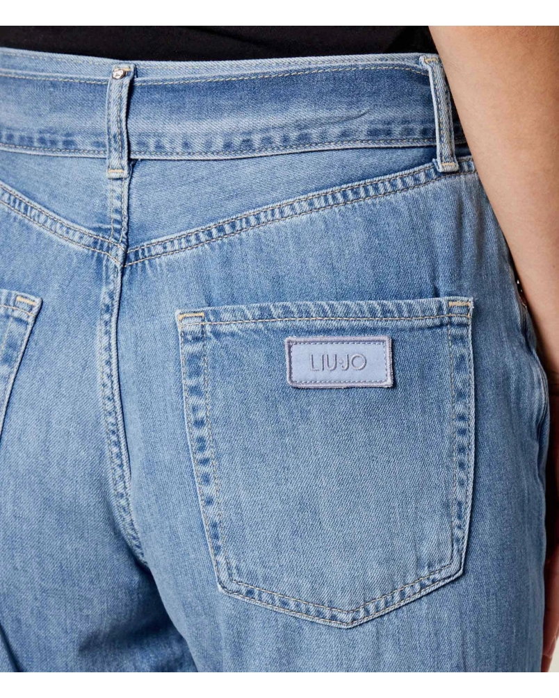 Liu Jo risvo relaxed jeans denim blue revers