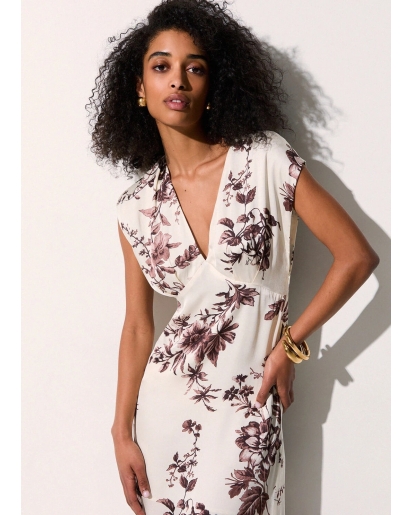 LIU.JO Liu Jo Long printed satin dress