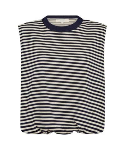 Gossia Anisa Lu tee stripe navy/off white