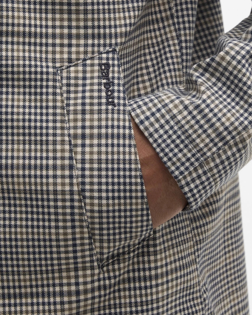 Barbour Check Rokig waterproof mac heritage check highland heritage check