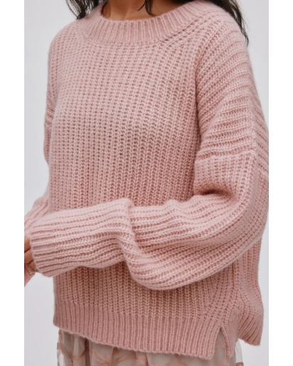 RABENS SALONER Rabens Saloner Hifa cosy sweater pale pink