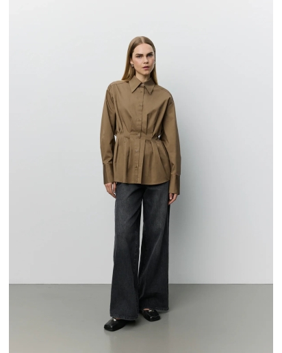 SOFIE SCHNOOR Sofie Schnoor Mikra fitted shirt with pleats