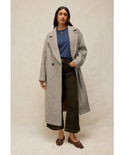 White Stuff Camilla crombie coat nat mlt