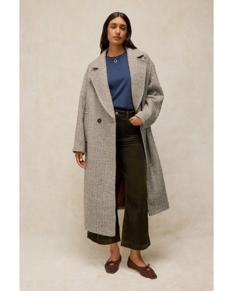 White Stuff Camilla crombie coat nat mlt