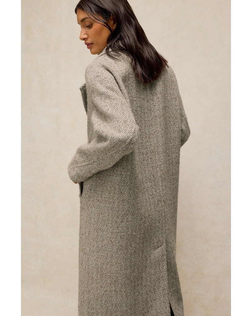 White Stuff Camilla crombie coat nat mlt