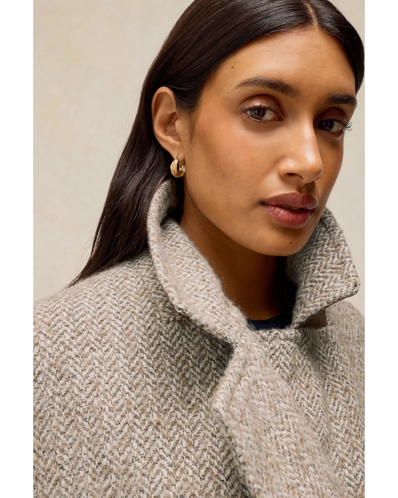 White Stuff Camilla crombie coat nat mlt