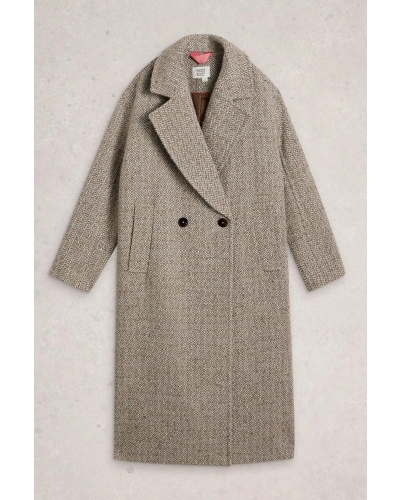 White Stuff Camilla crombie coat nat mlt