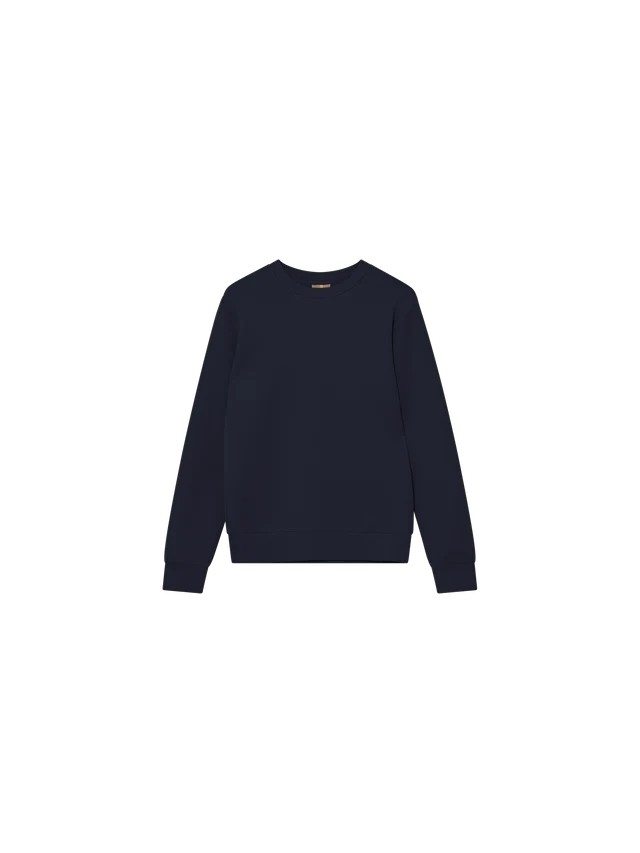 Mos Mosh Gallery Abel Crew Neck Sweat salute navy