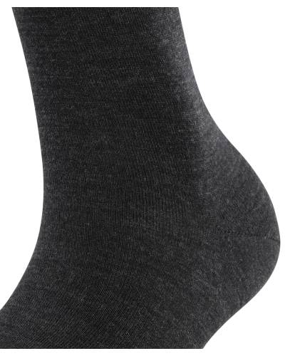 Falke Softmerino dames kniekousen anthra.melange