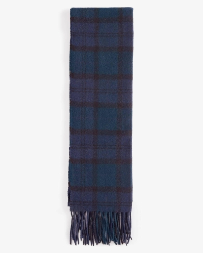 Barbour Tartan lambswool scarf black watch