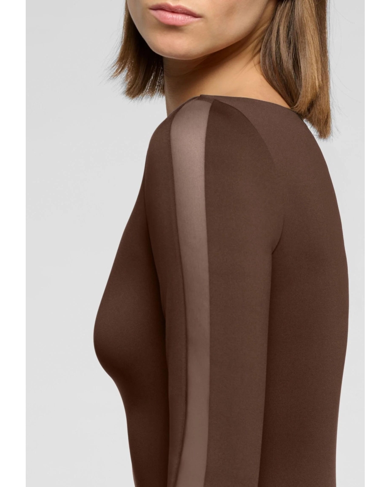 Oroblu Skinwear - Body long sleeve dark brown
