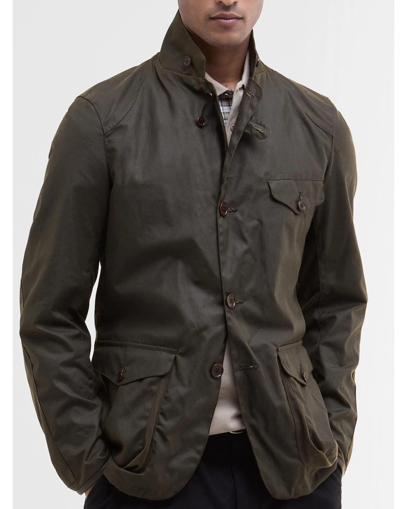 Barbour Beacon Sports wax jacket olive