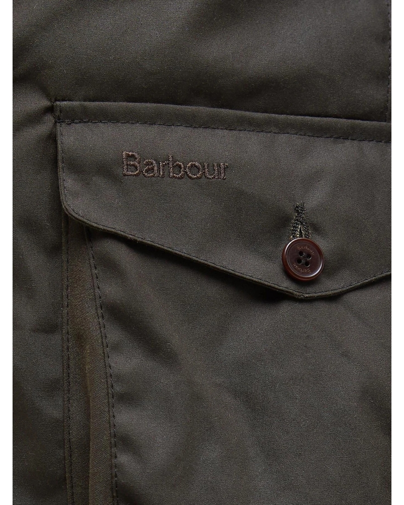 Barbour Beacon Sports wax jacket olive