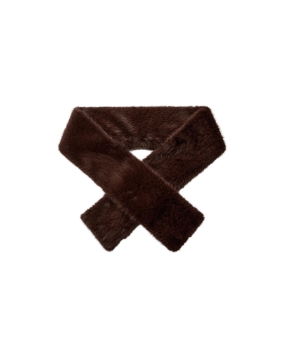 Sofie Schnoor Antonia faux fur scarf brown