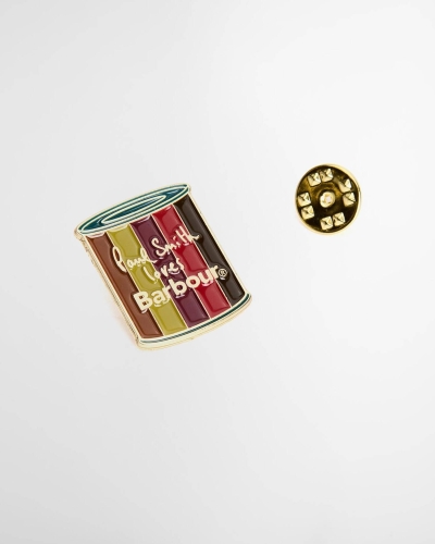 Barbour x Paul Smith Pin badge mi31 wax tin